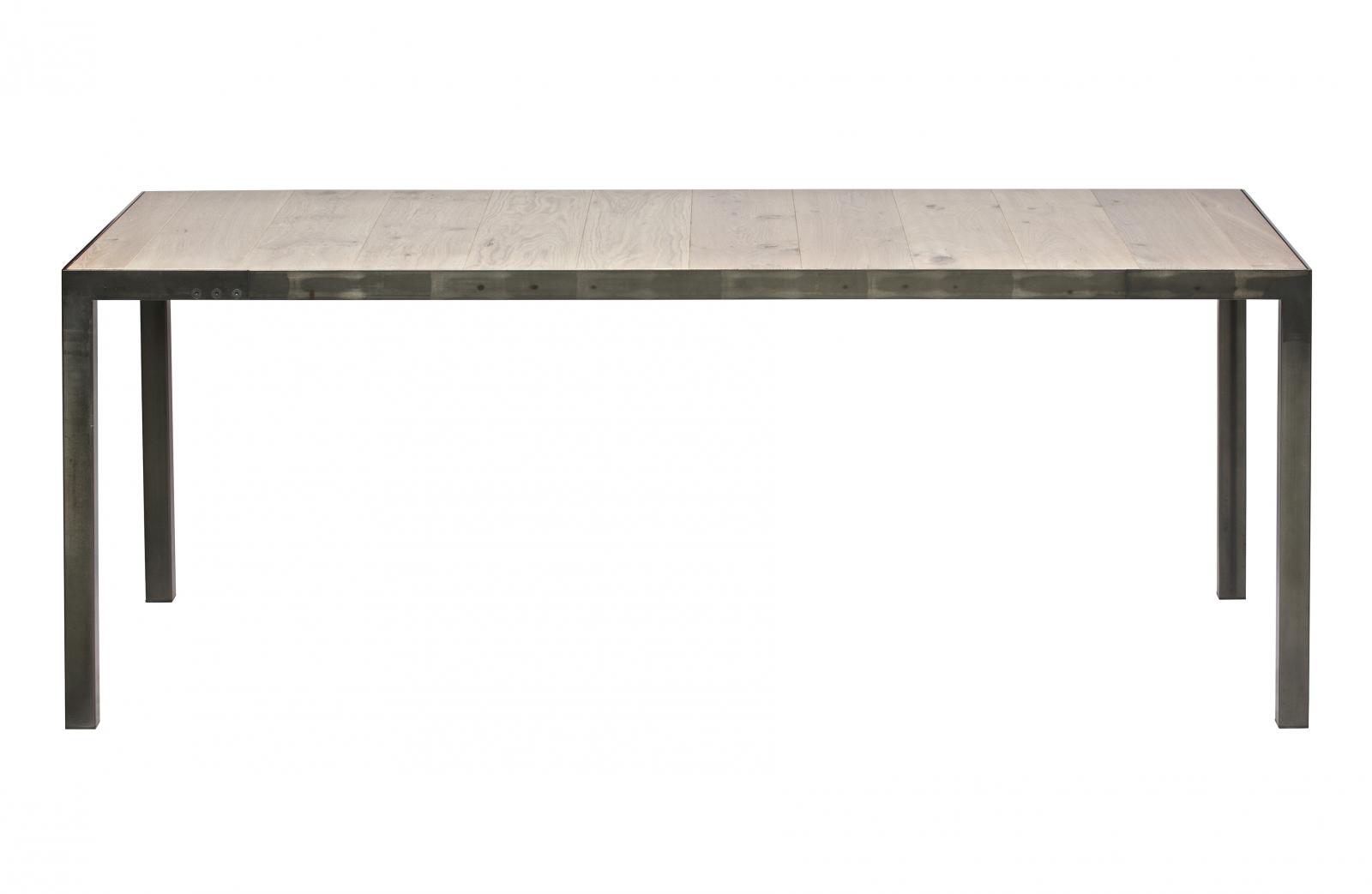 WOOOD STATION ESSTISCH EICHE 198X90 , METAL BEINE ...